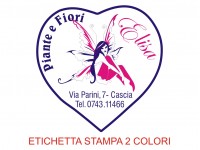 Etichette adesive grandi per fioristi, fiorai e vivaisti (mm 43x43)  (cod.27G)